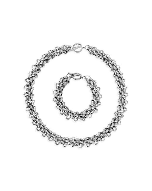 Eye Candy LA Luxe Anat 2-Piece Necklace Bracelet Set
