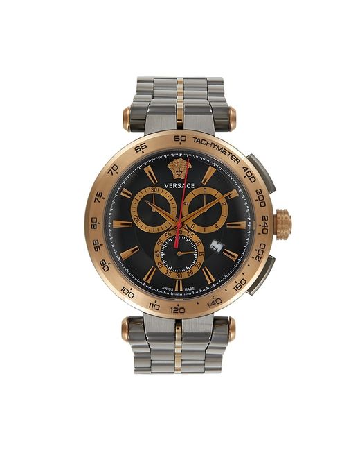 Versace Aion Chrono 45MM Stainless Steel Bracelet Chronograph Watch