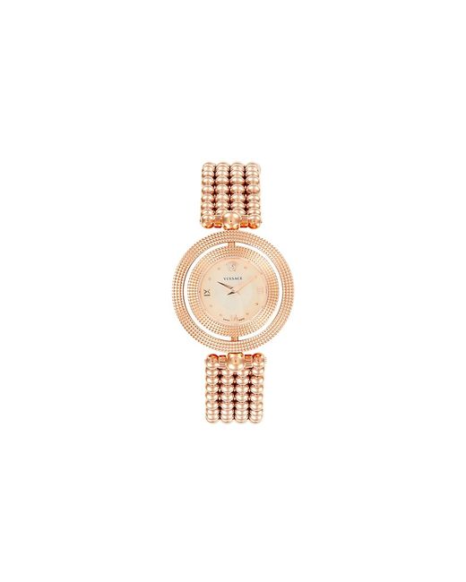 Versace Eon 25MM Goldtone Stainless Steel Bracelet Watch