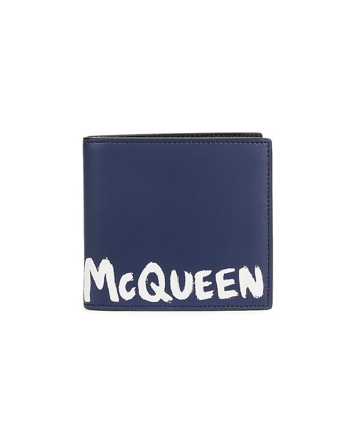 McQ Alexander McQueen Alexander McQ Alexander McQueenueen Alexander McQueen Logo Leather Bifold Wallet