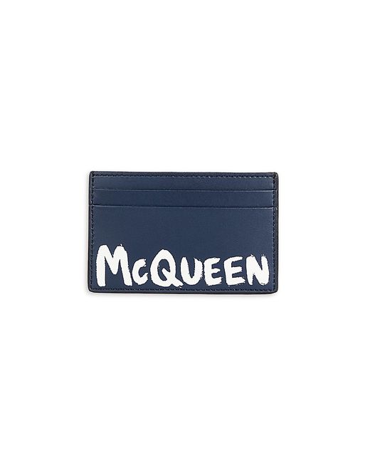 McQ Alexander McQueen Alexander McQ Alexander McQueenueen Alexander McQueen Logo Leather Card Holder