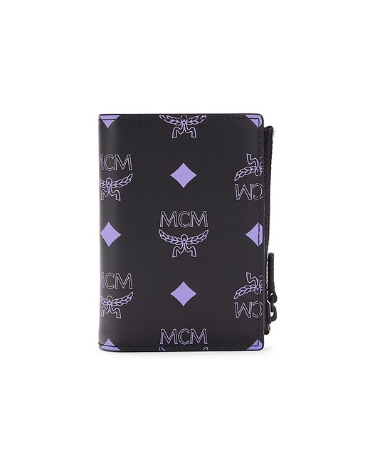 Mcm Logo Leather Card Case