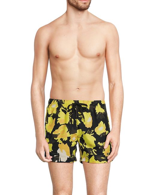 Hugo Boss Memo Floral Swim Shorts
