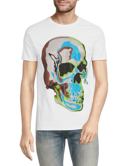 Heads or Tails Skull Embellished Tee