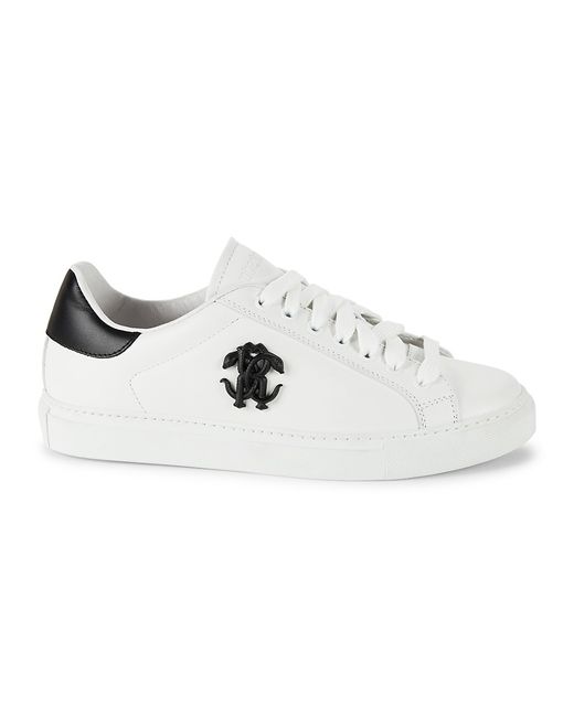 Cavalli Class by Roberto Cavalli Roberto Cavalli Logo Leather Sneakers