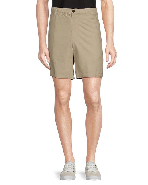 Saks Fifth Avenue Made in Italy Saks Fifth Avenue Solid Bermuda Shorts