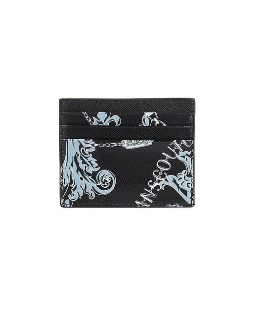 Versace Jeans Couture Baroque Leather Card Case