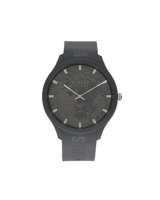 Versus Domus 44MM Stainless Steel Silicone Strap Watch
