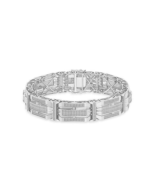Saks Fifth Avenue Made in Italy Saks Fifth Avenue Sterling 2.16 TCW Diamond Bracelet