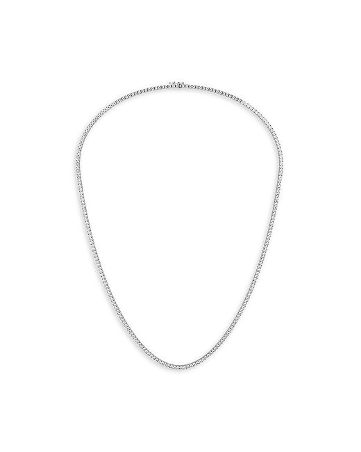 Saks Fifth Avenue Made in Italy Saks Fifth Avenue Sterling 2 TCW Diamond Necklace