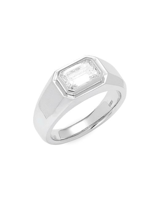 Effy 14K 2.01 TCW Lab Grown Diamond Signet Ring