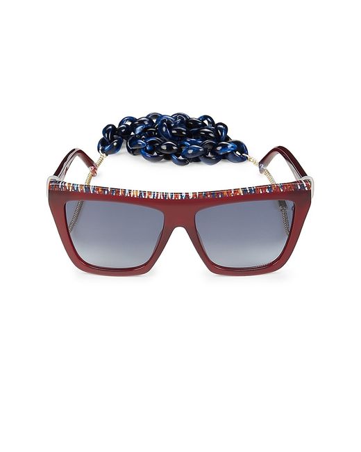 Missoni 59MM Square Sunglasses With Chain