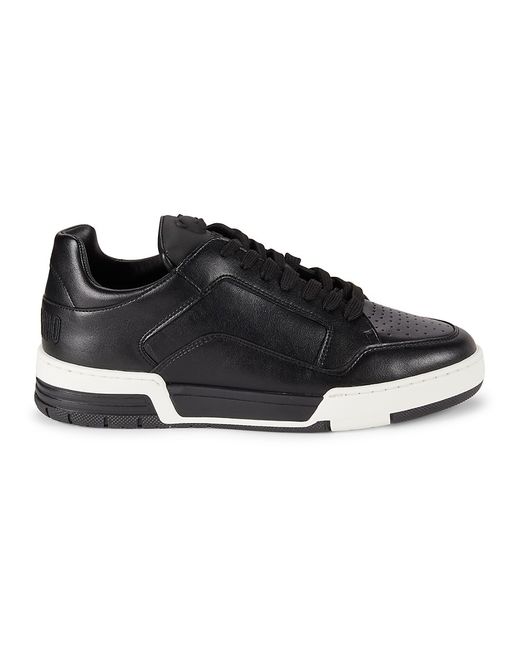 Moschino Couture Streetball Leather Court Sneakers