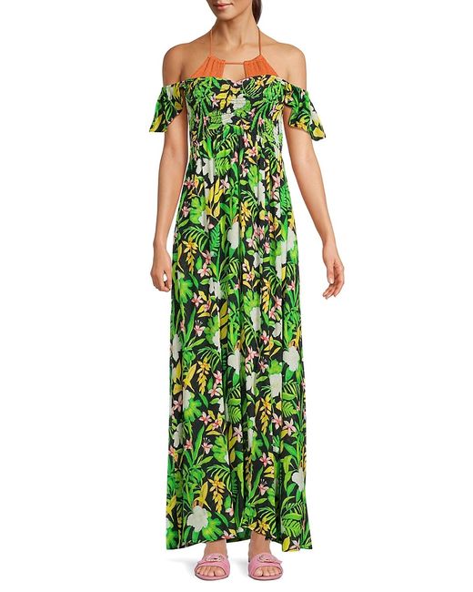 Tiare Hawaii Hollie Flutter Sleeve Maxi Dress