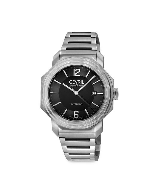 Gevril Roosevelt 43MM Titanium Bracelet Watch