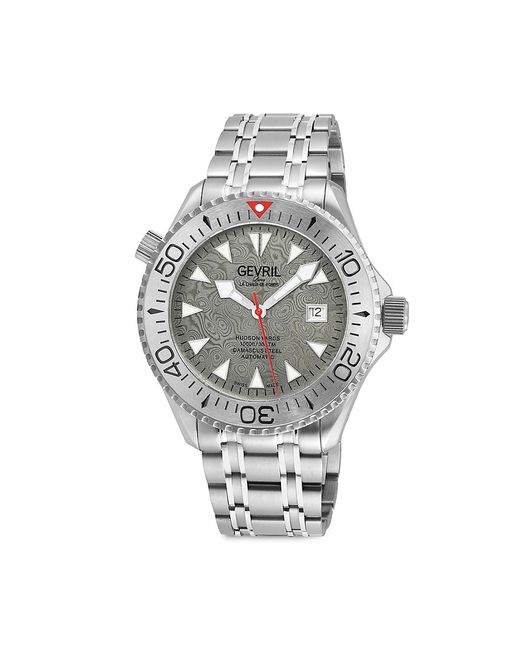 Gevril Hudson Yards 43MM Stainless Steel Automatic Bracelet Watch