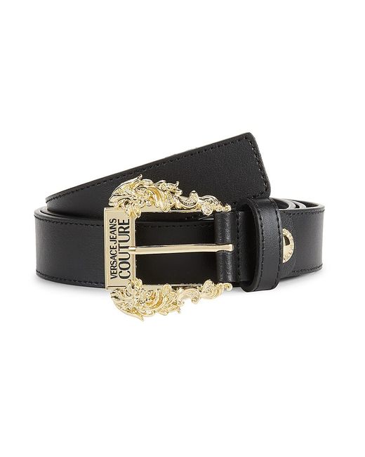 Versace Jeans Couture Logo Leather Belt 80