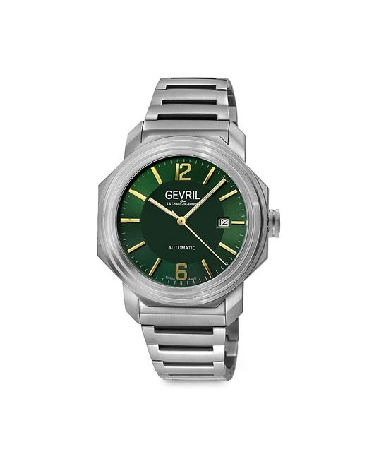 Gevril Roosevelt 43MM Titanium Automatic Bracelet Watch