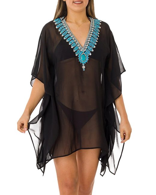 Ranee's Embellished Tunic Cover Up