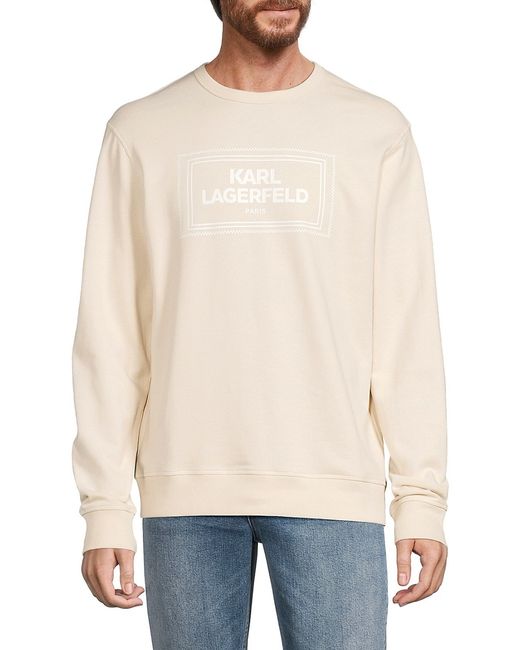 Karl Lagerfeld Logo French Terry Sweatshirt