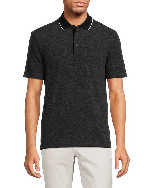 Boss Pitton Textured Slim Fit Polo
