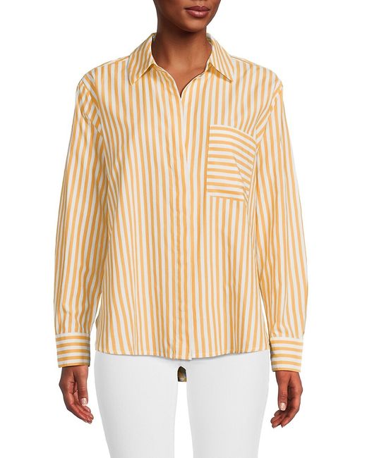 French Connection Stripe Button Down Shirt