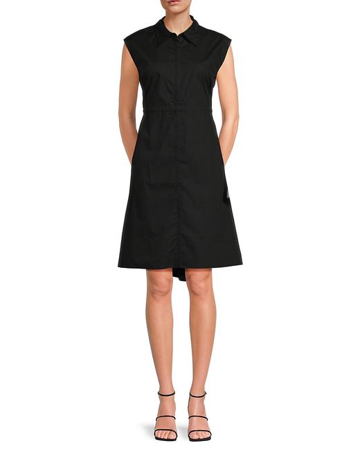 French Connection Rhodes Solid A-Line Dress
