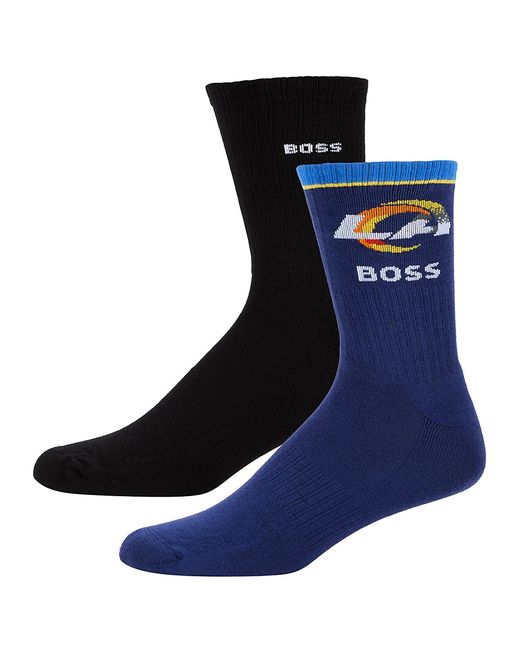 Boss 2-Pack Logo Crew Socks