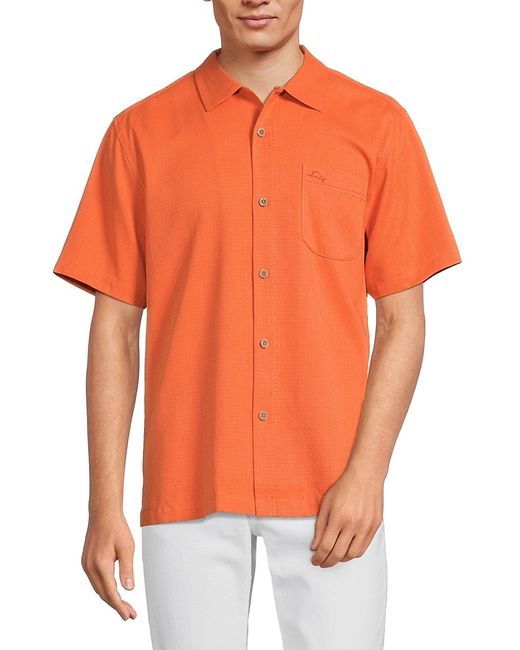 Tommy Bahama Coastal Breeze Regular Fit Silk Blend Shirt