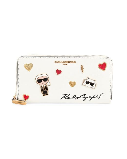 Karl Lagerfeld Maybelle Embellished Long Wallet