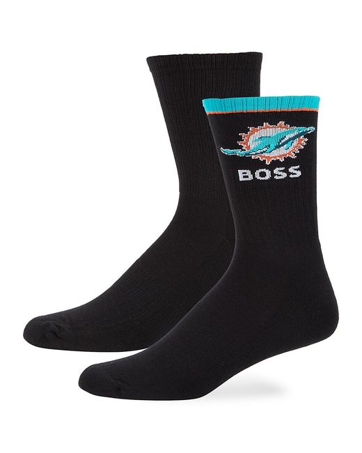 Boss 2-Pack Ribbed Crew Socks