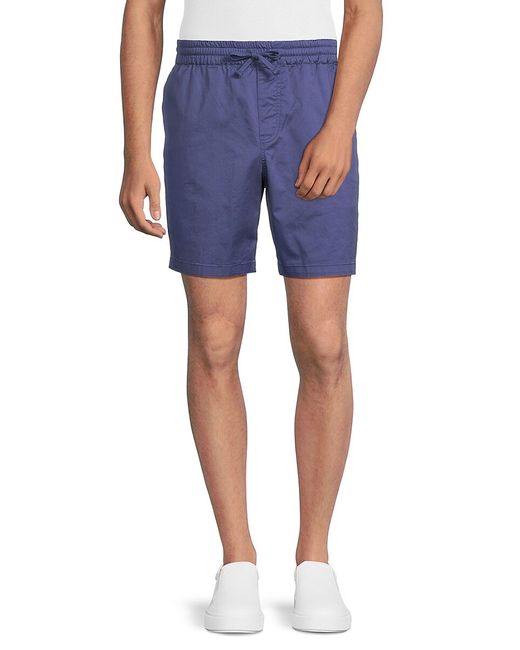 Saks Fifth Avenue Made in Italy Saks Fifth Avenue Solid Drawstring Shorts
