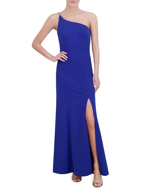 Vince Camuto One Shoulder Fit Flare Gown