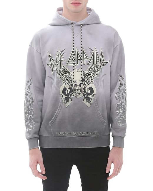 Cult Of Individuality Embellished Graphic Hoodie