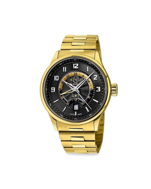 Gv2 Giromondo 42MM Stainless Steel Bracelet Watch