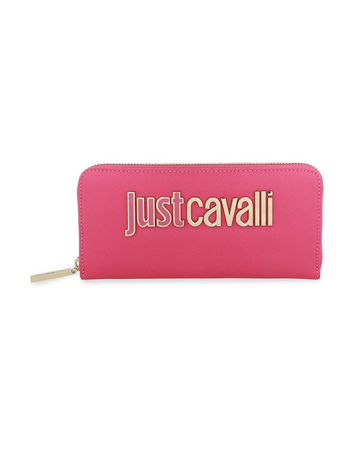 Cavalli Class by Roberto Cavalli Just Cavalli Logo Plaque Continental Wallet
