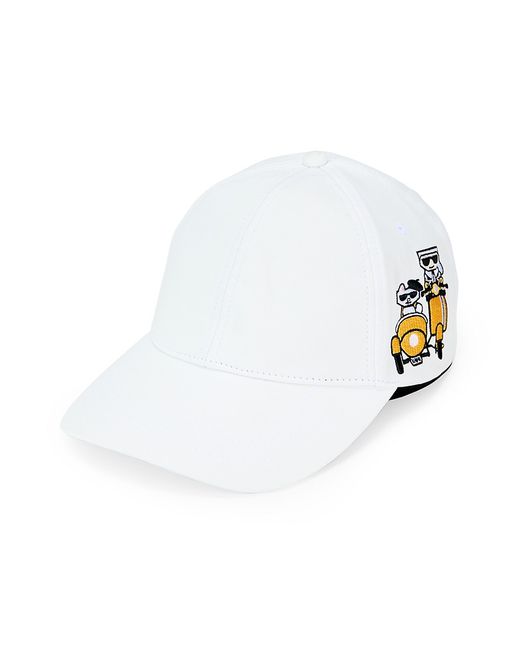 Karl Lagerfeld Embroidered Graphic Baseball Cap