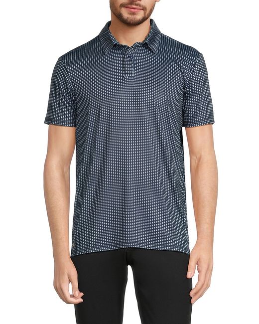 Heritage Report Collection Geometric Print Polo