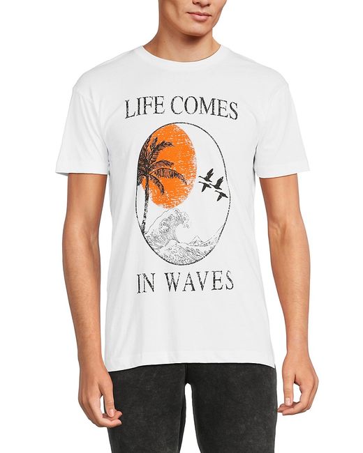 Kinetix Life Comes Waves Graphic Tee