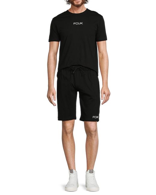 French Connection 2-Piece Logo Tee Shorts Set