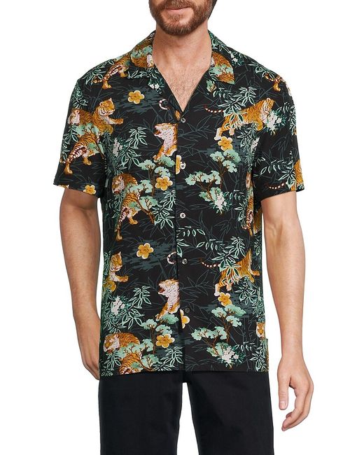 French Connection Tiger Print Shirt