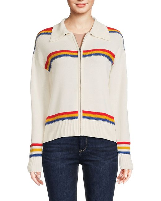 Central Park West Arie Collared Zip Cardigan