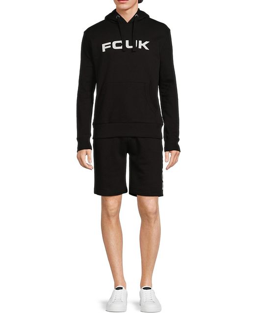 French Connection 2-Piece Logo Hoodie Shorts Set