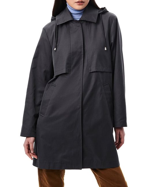 Bernardo Hooded Technical Rain Coat