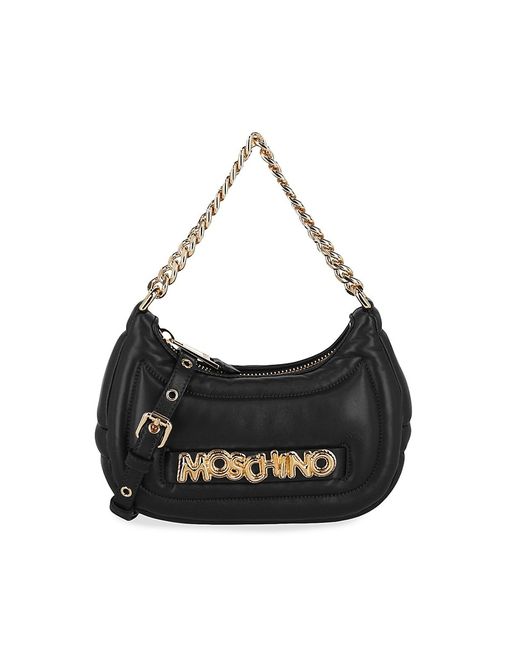 Moschino Balloon Leather Shoulder Bag