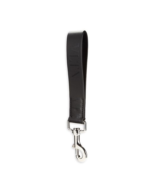 Valentino Garavani Logo Leather Keychain