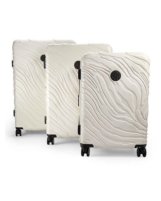 Roberto Cavalli 3-Piece Textured Hardshell Luggage Set
