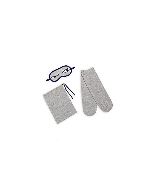 Sofia Cashmere Three-Piece Cashmere Sleeping Mask Socks Pouch Set