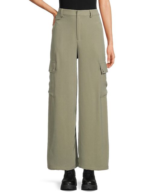 Adrienne Landau Solid Cargo Pants