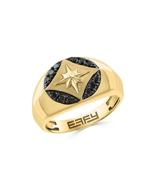 Effy 14K Yellow Gold 0.25 TCW Diamond Ring